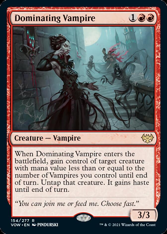 Dominating Vampire [Innistrad: Crimson Vow] | Game Grid - Logan