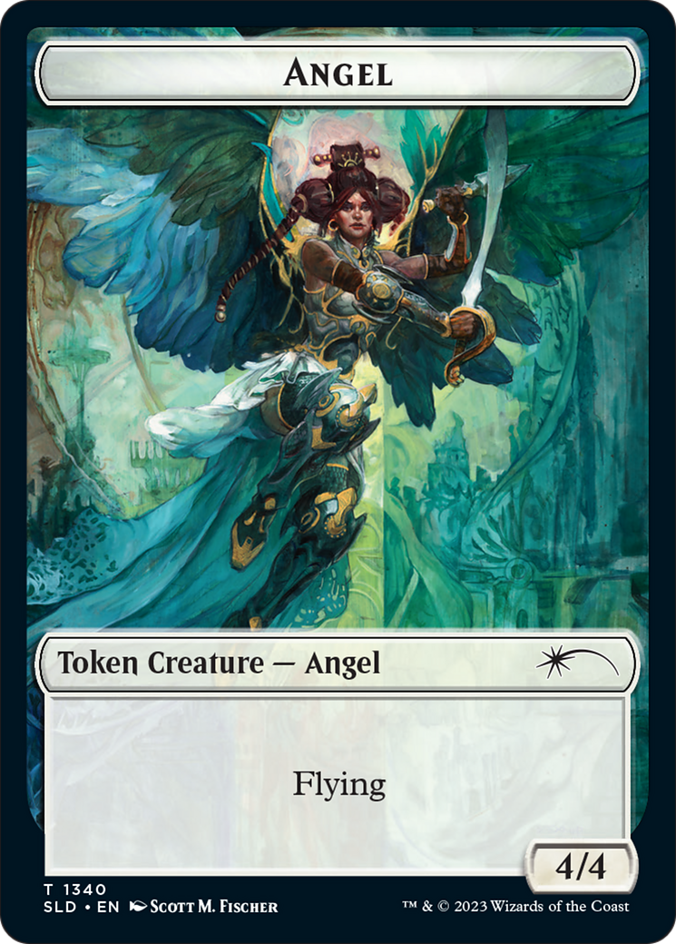 Angel (SLD) // Soldier (GRN) Double-Sided Token [Secret Lair: Angels Tokens] | Game Grid - Logan