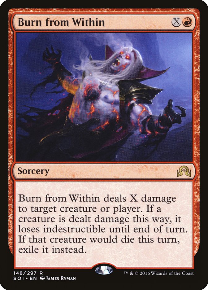 Burn from Within [Shadows over Innistrad] | Game Grid - Logan