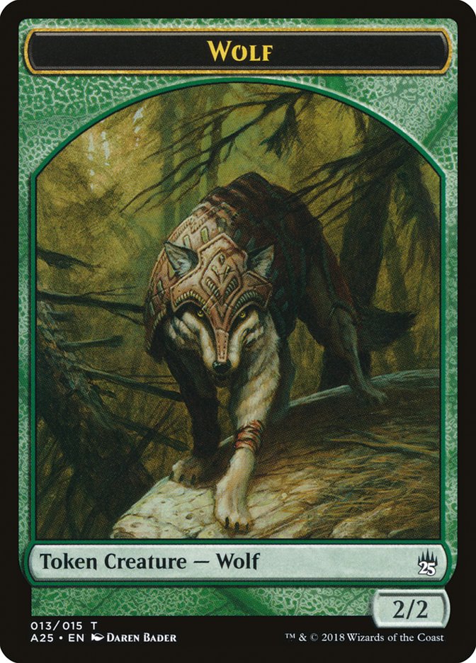 Wolf Token [Masters 25 Tokens] | Game Grid - Logan