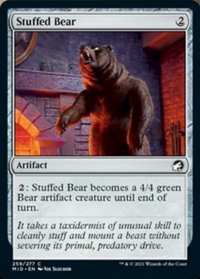 Stuffed Bear [Innistrad: Midnight Hunt] | Game Grid - Logan