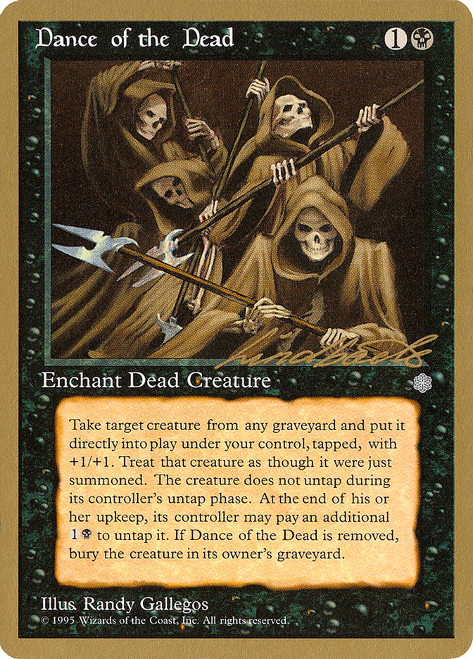 Dance of the Dead (Leon Lindback) [Pro Tour Collector Set] | Game Grid - Logan