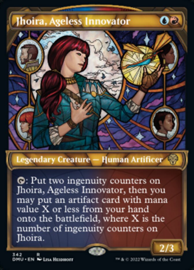 Jhoira, Ageless Innovator (Showcase Textured) [Dominaria United] | Game Grid - Logan