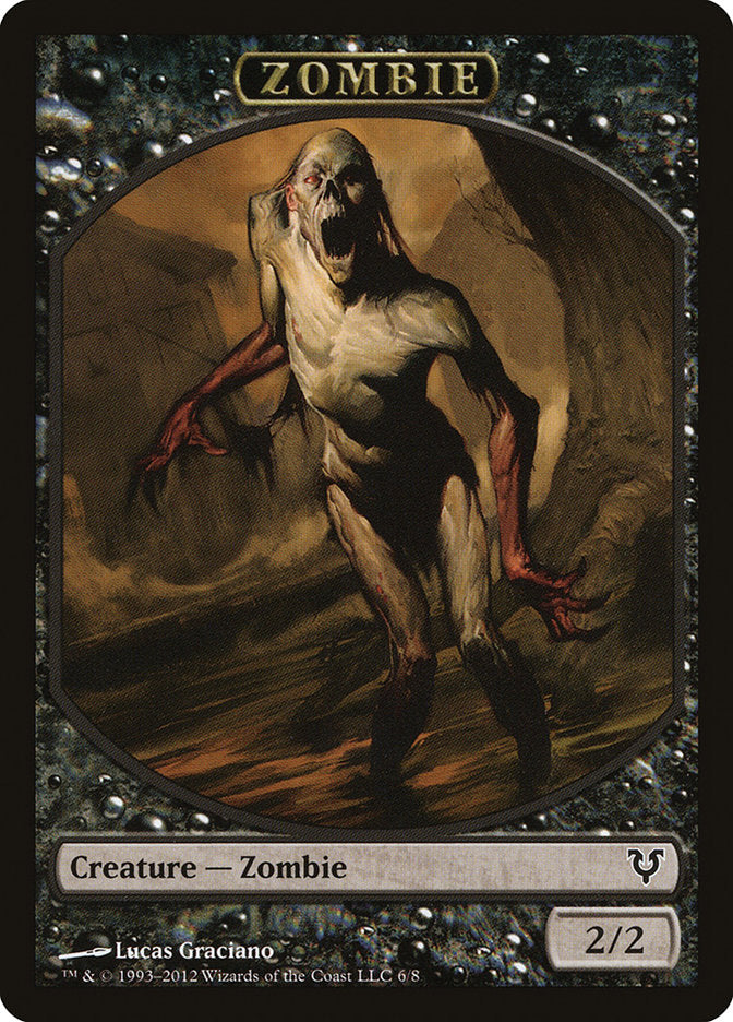 Zombie Token [Avacyn Restored Tokens] | Game Grid - Logan