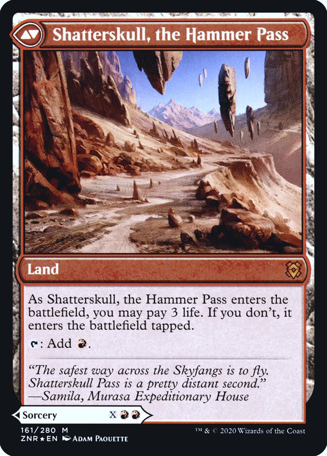 Shatterskull Smashing // Shatterskull, the Hammer Pass [Zendikar Rising Prerelease Promos] | Game Grid - Logan