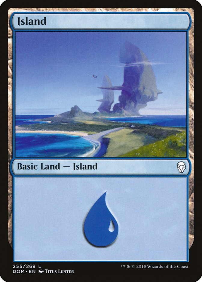 Island (255) [Dominaria] | Game Grid - Logan