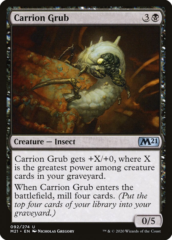 Carrion Grub [Core Set 2021] | Game Grid - Logan
