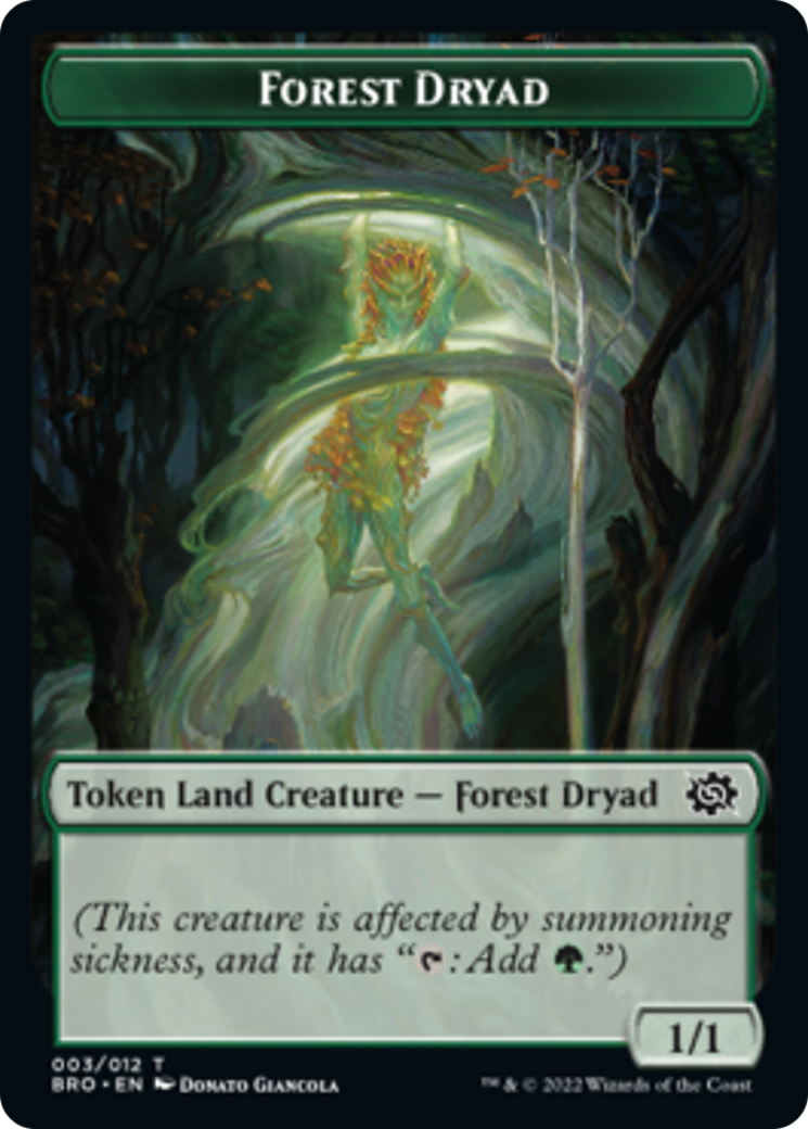 Forest Dryad Token [The Brothers' War Tokens] | Game Grid - Logan