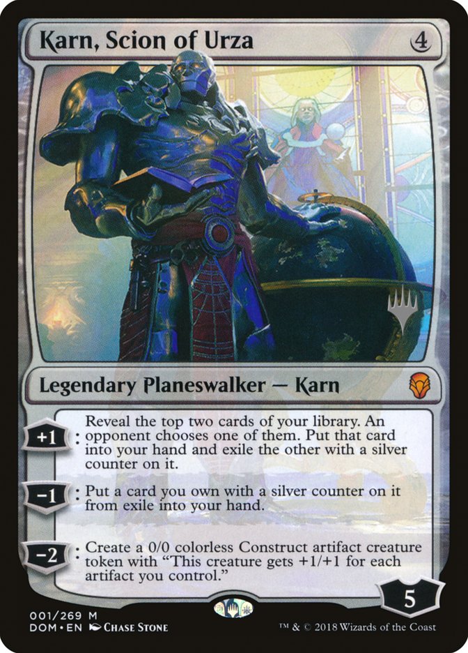 Karn, Scion of Urza (Promo Pack) [Dominaria Promos] | Game Grid - Logan