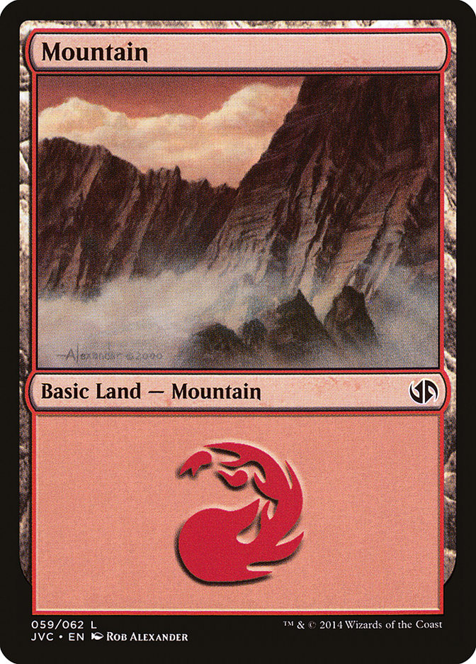 Mountain (61) [Duel Decks Anthology] | Game Grid - Logan