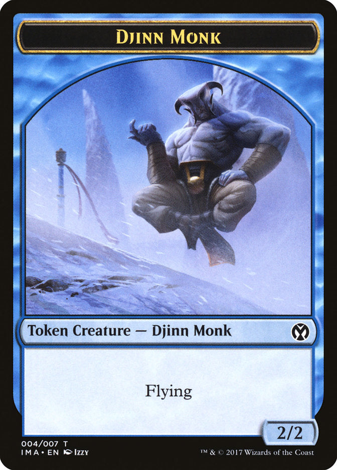 Djinn Monk Token [Iconic Masters Tokens] | Game Grid - Logan