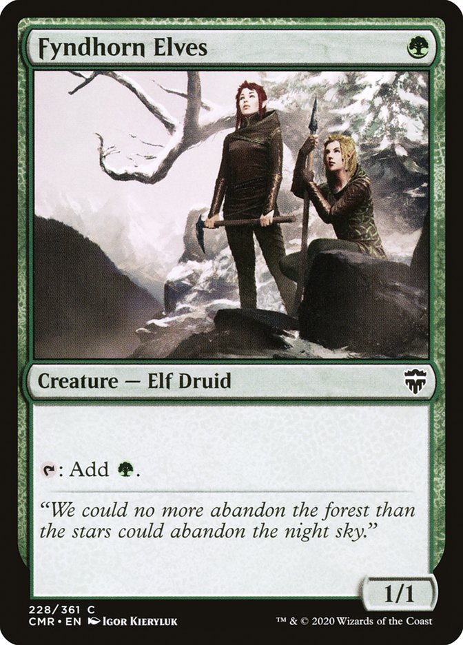 Fyndhorn Elves [Commander Legends] | Game Grid - Logan