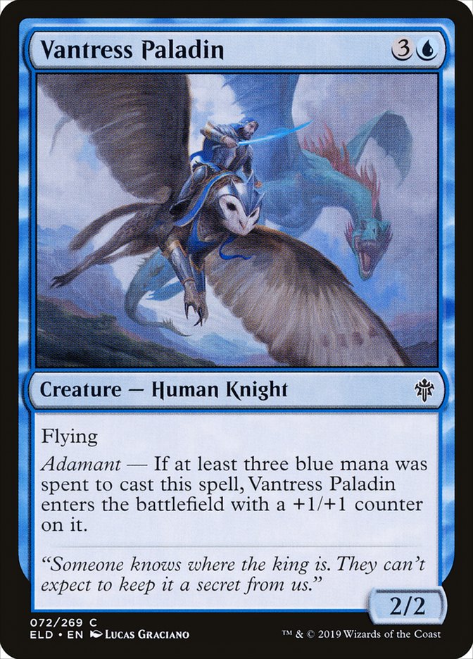 Vantress Paladin [Throne of Eldraine] | Game Grid - Logan