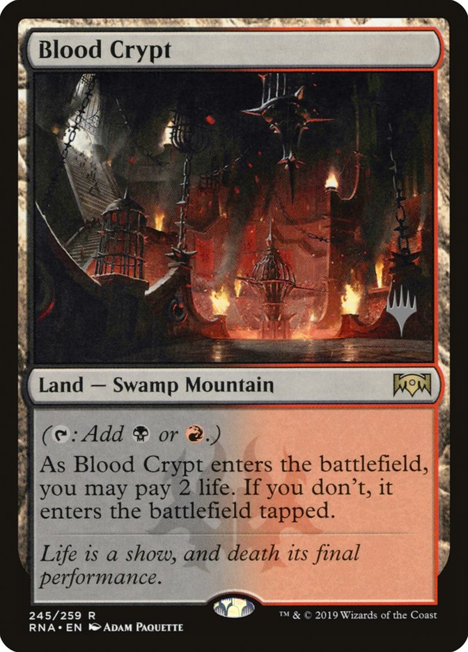 Blood Crypt (Promo Pack) [Ravnica Allegiance Promos] | Game Grid - Logan