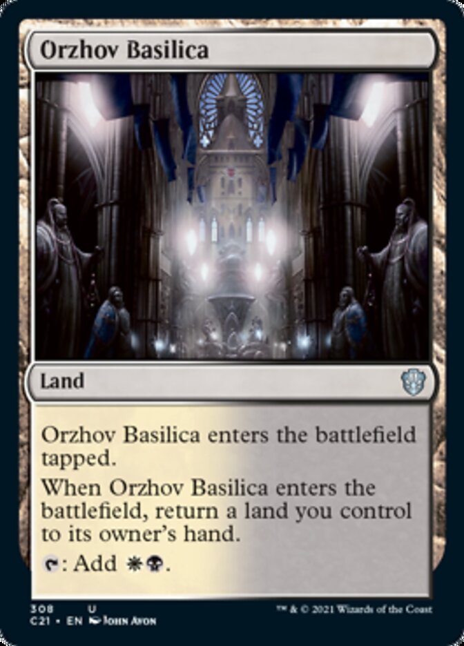 Orzhov Basilica [Commander 2021] | Game Grid - Logan