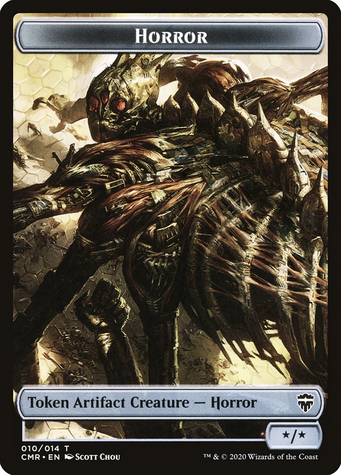 Horror Token [Commander Legends Tokens] | Game Grid - Logan