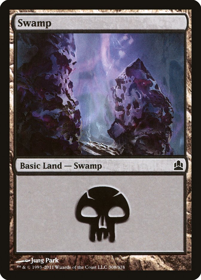 Swamp (308) [Commander 2011] | Game Grid - Logan