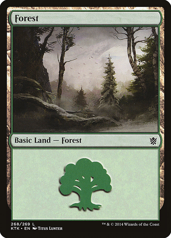 Forest (268) [Khans of Tarkir] | Game Grid - Logan