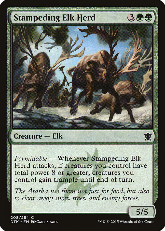 Stampeding Elk Herd [Dragons of Tarkir] | Game Grid - Logan