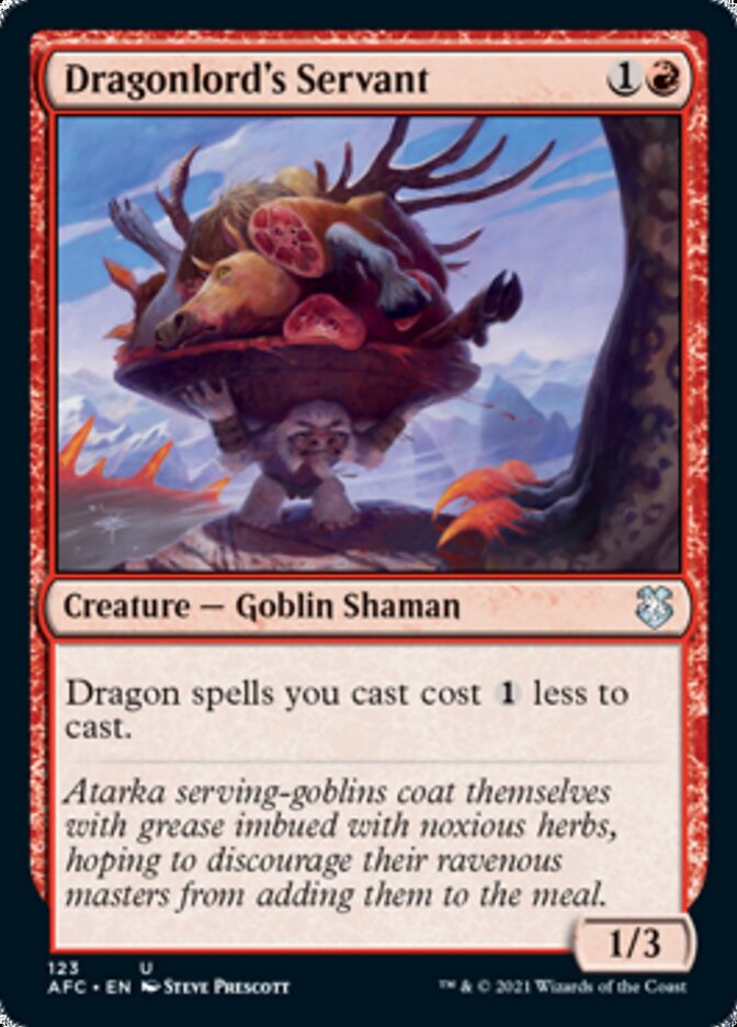 Dragonlord's Servant [Dungeons & Dragons: Adventures in the Forgotten Realms Commander] | Game Grid - Logan