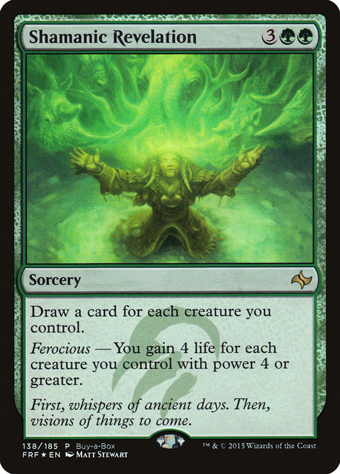 Shamanic Revelation (Buy-a-box) [Fate Reforged Promos] | Game Grid - Logan