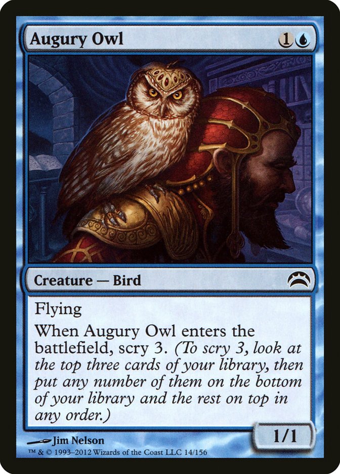 Augury Owl [Planechase 2012] | Game Grid - Logan