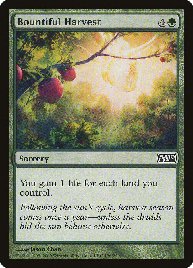 Bountiful Harvest [Magic 2010] | Game Grid - Logan
