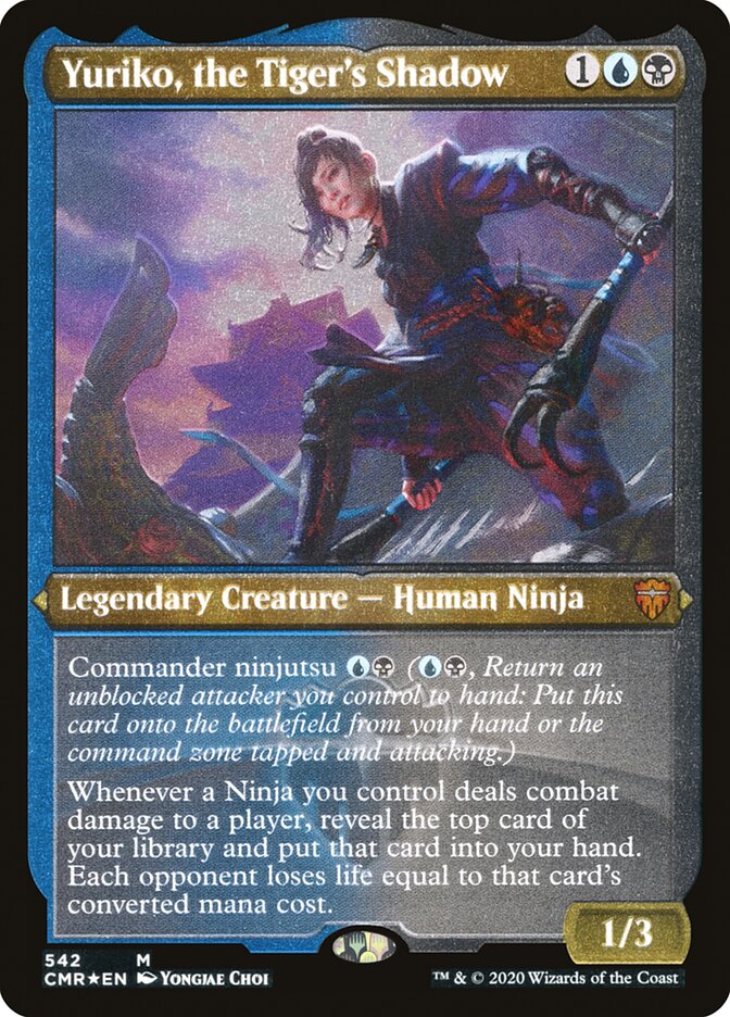 Yuriko, the Tiger's Shadow (Etched) [Commander Legends] | Game Grid - Logan