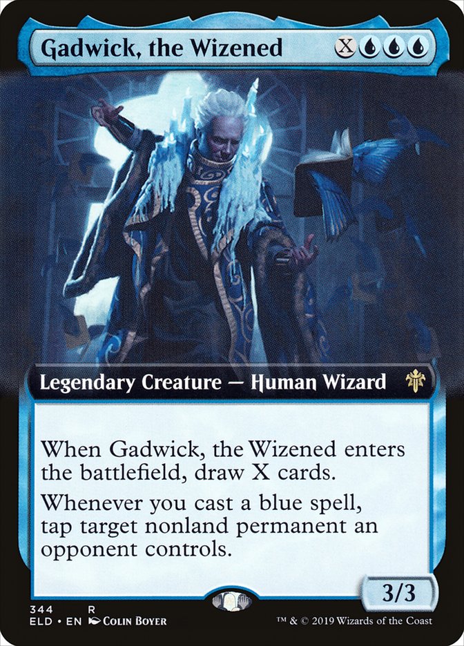 Gadwick, the Wizened (Extended Art) [Throne of Eldraine] | Game Grid - Logan