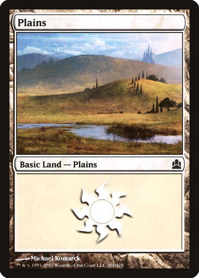 Plains (301) [Commander 2011] | Game Grid - Logan