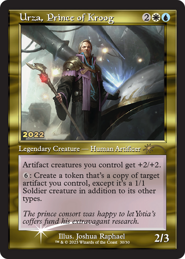 Urza, Prince of Kroog [30th Anniversary Promos] | Game Grid - Logan