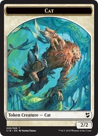 Cat // Soldier Double-Sided Token [Commander 2018 Tokens] | Game Grid - Logan