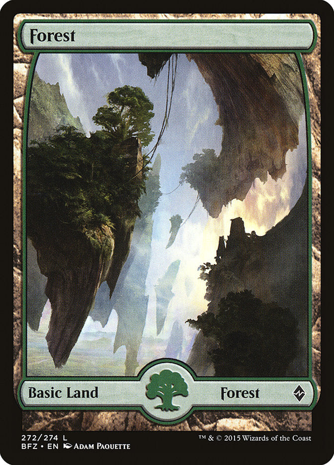 Forest (272) [Battle for Zendikar] | Game Grid - Logan