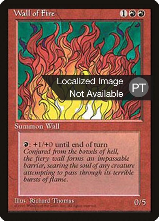 Wall of Fire [Fourth Edition (Foreign Black Border)] | Game Grid - Logan