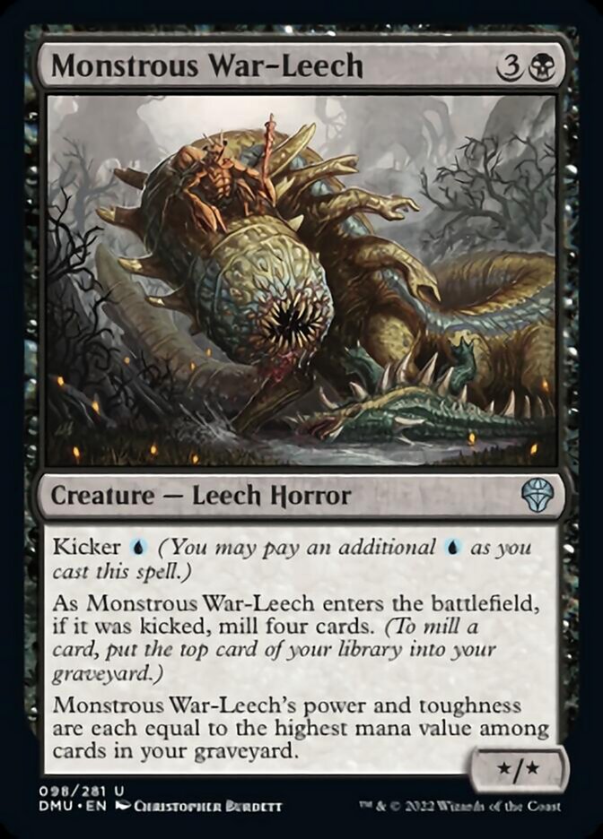 Monstrous War-Leech [Dominaria United] | Game Grid - Logan