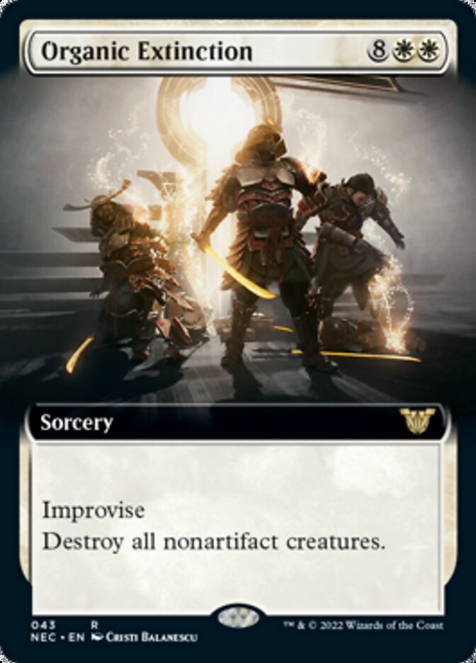 Organic Extinction (Extended Art) [Kamigawa: Neon Dynasty Commander] | Game Grid - Logan