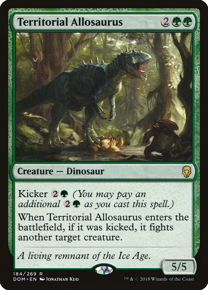 Territorial Allosaurus [Dominaria] | Game Grid - Logan