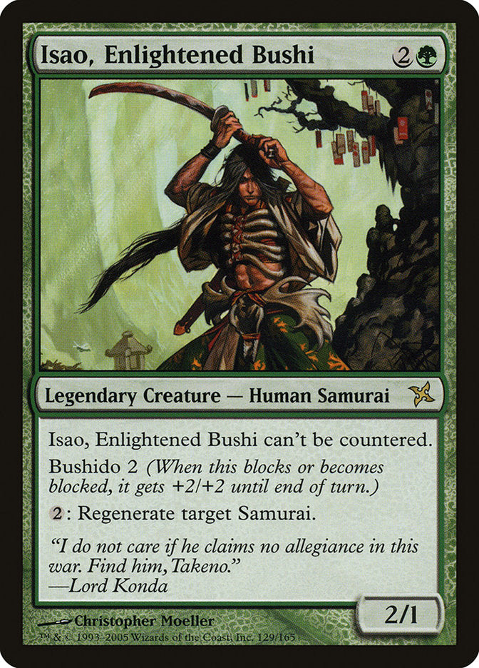 Isao, Enlightened Bushi [Betrayers of Kamigawa] | Game Grid - Logan