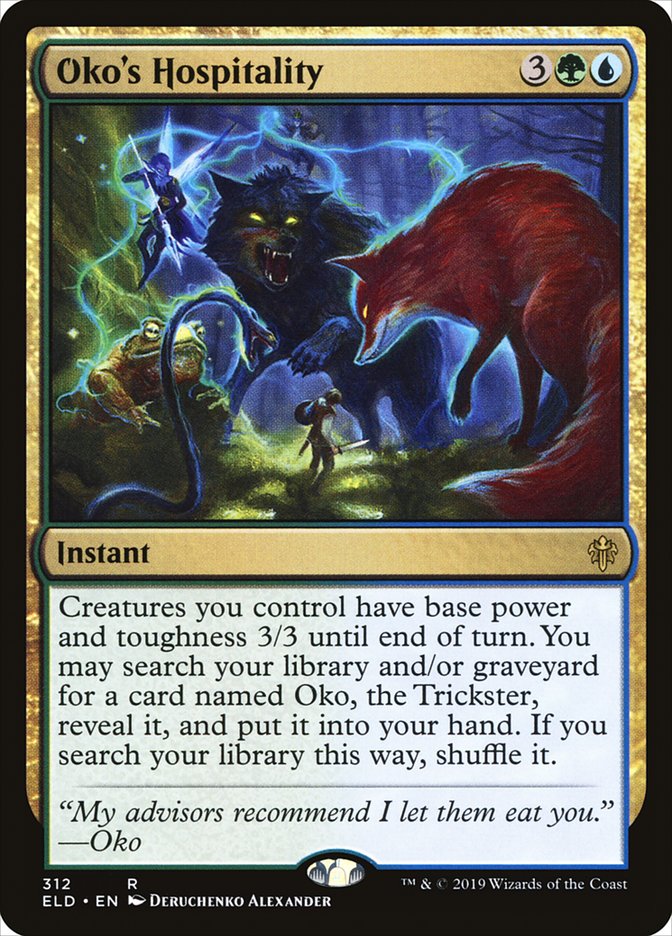 Oko's Hospitality [Throne of Eldraine] | Game Grid - Logan