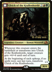 Ulrich of the Krallenhorde // Ulrich, Uncontested Alpha [Eldritch Moon Prerelease Promos] | Game Grid - Logan