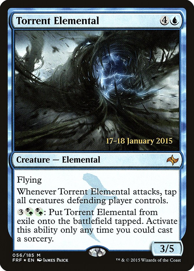 Torrent Elemental [Fate Reforged Prerelease Promos] | Game Grid - Logan