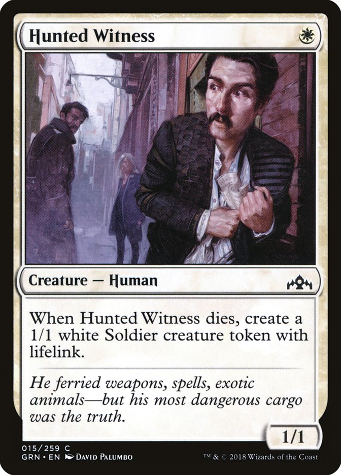 Hunted Witness [Guilds of Ravnica] | Game Grid - Logan