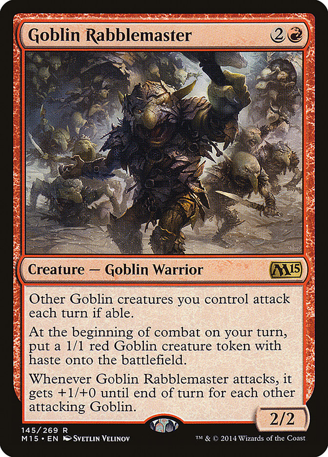 Goblin Rabblemaster [Magic 2015] | Game Grid - Logan