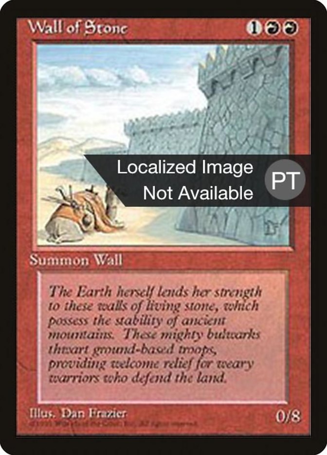 Wall of Stone [Fourth Edition (Foreign Black Border)] | Game Grid - Logan