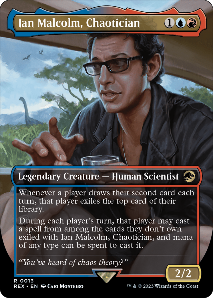 Ian Malcolm, Chaotician (Borderless) [Jurassic World Collection] | Game Grid - Logan