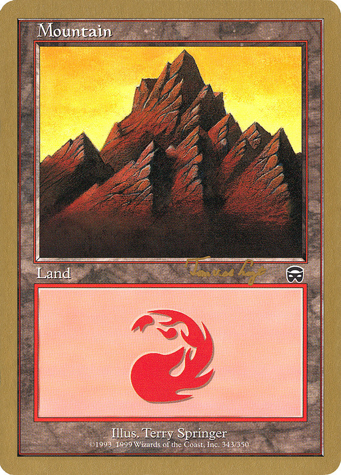 Mountain (343) (Tom van de Logt) [World Championship Decks 2001] | Game Grid - Logan