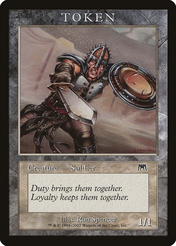 Soldier Token [Magic Player Rewards 2002] | Game Grid - Logan