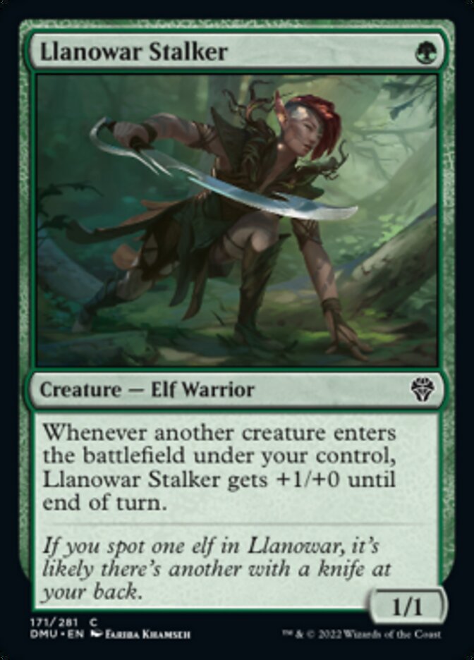 Llanowar Stalker [Dominaria United] | Game Grid - Logan