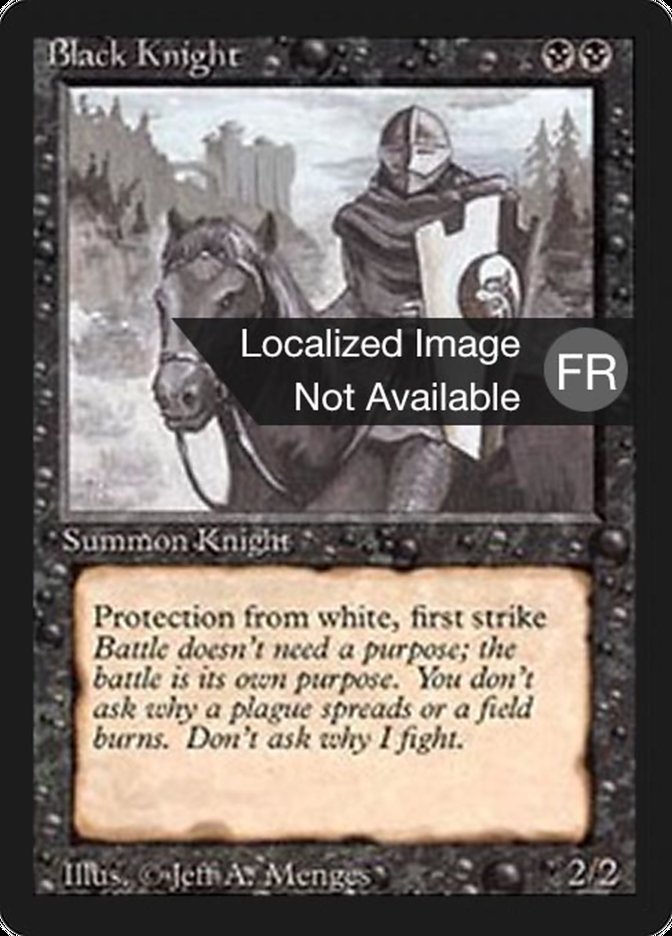 Black Knight [Foreign Black Border] | Game Grid - Logan