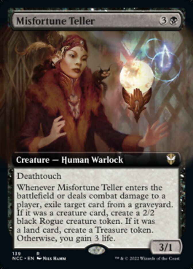 Misfortune Teller (Extended Art) [Streets of New Capenna Commander] | Game Grid - Logan